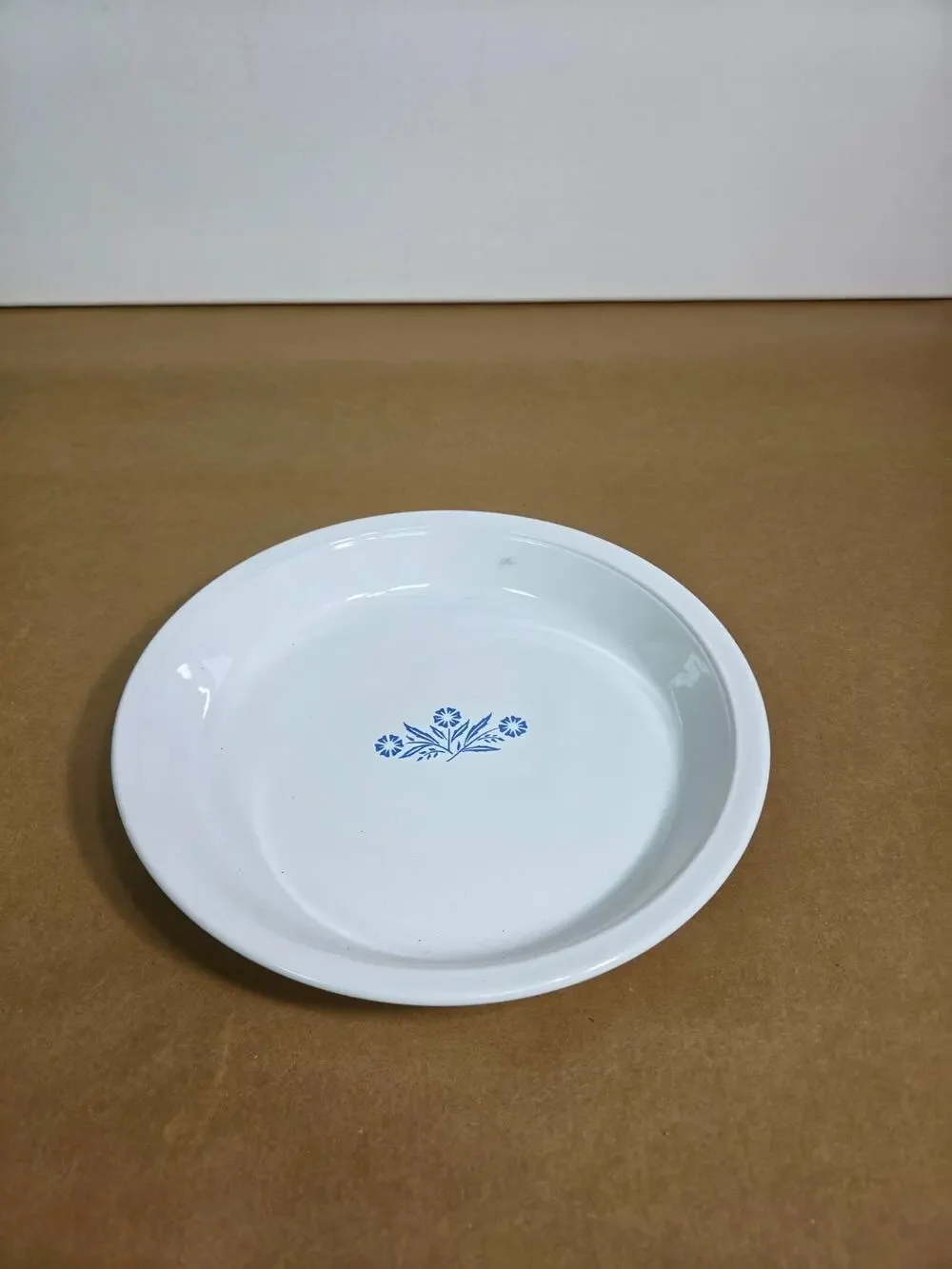 Vintage Corning Ware Cornflower Blue 9 Inch Pie Plate P-309 Pyroceram